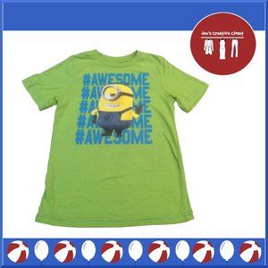 Boys Despicable Me Minion Lime Green Tee